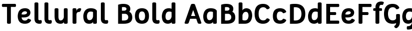 Tellural Bold font