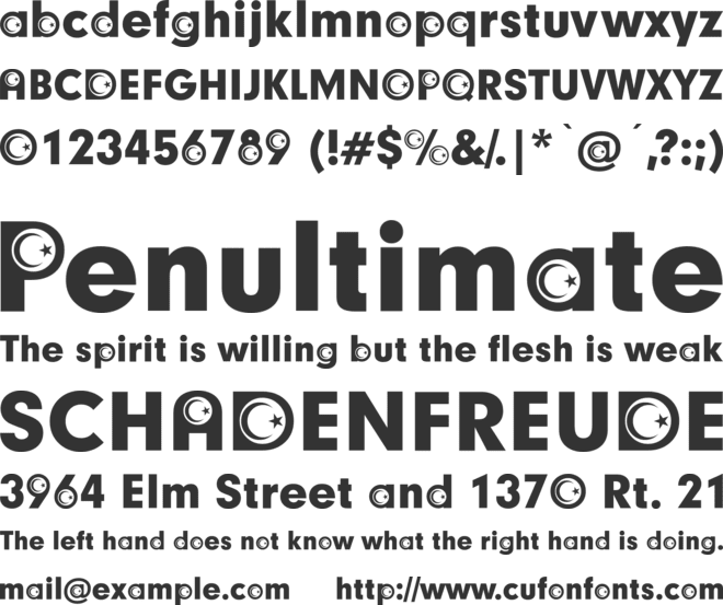 Turkish Participants font preview