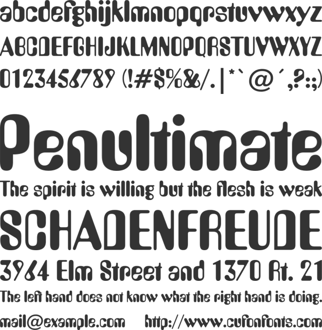 YellowSubmarine font preview