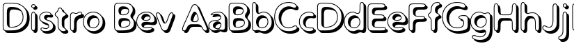 Distro Bev font