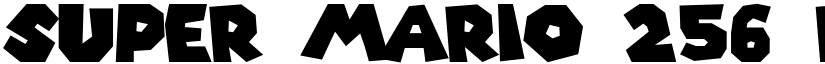 Super Mario 256 Regular font