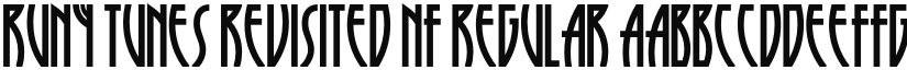 Runy Tunes Revisited NF font download