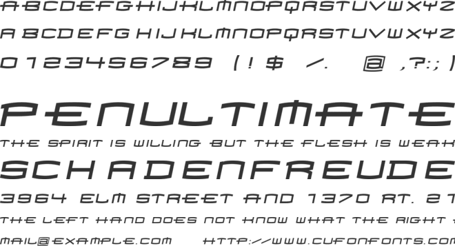 Homoarakhn font preview