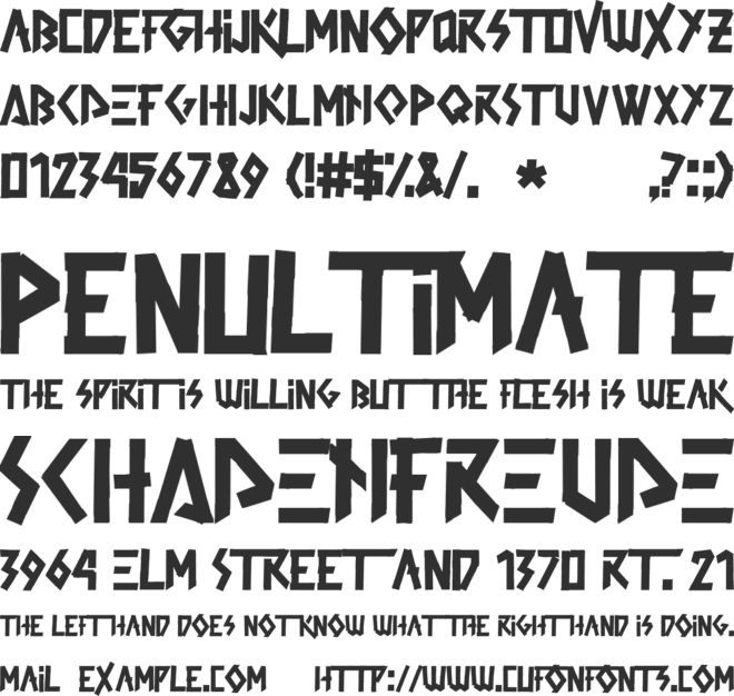 TapeFlow font preview