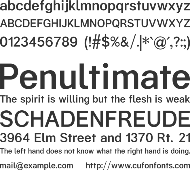 Kalypsa font preview