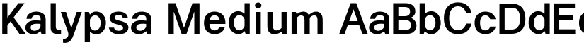 Kalypsa Medium font