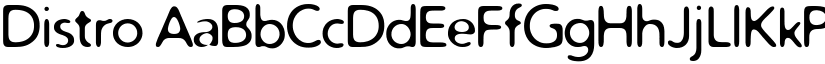 Distro font