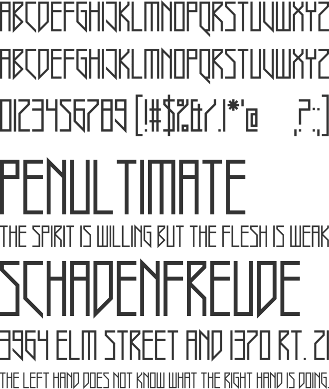 Havannah Hank font preview