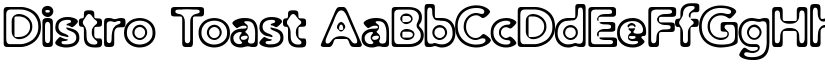 Distro Toast font