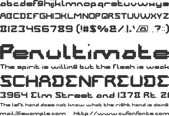 MOTHER FATHER font preview