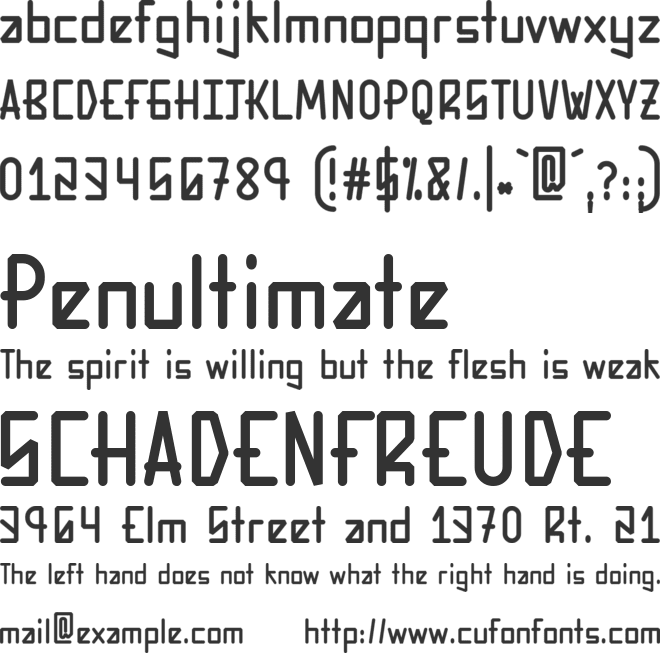 CouperBlaque font preview