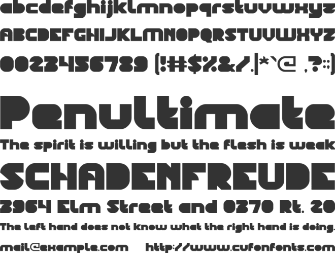 BLACK STAR font preview