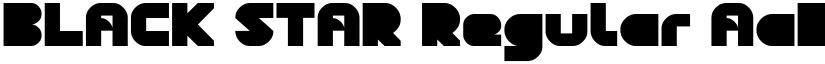 BLACK STAR Regular font