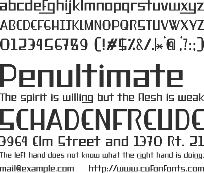 RobustlyBrewing font preview