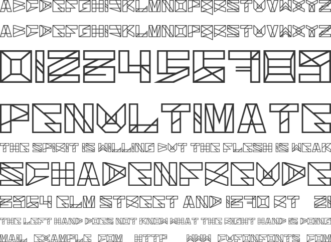 Solarium font preview