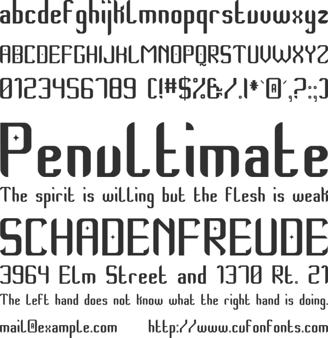 Thempo New St font preview