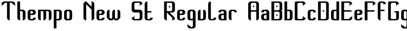 Thempo New St Regular font