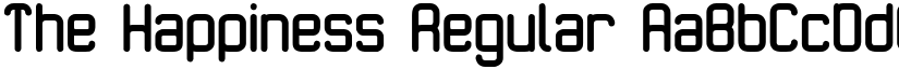 The Happiness Regular font