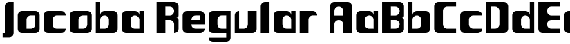 Jocoba Regular font