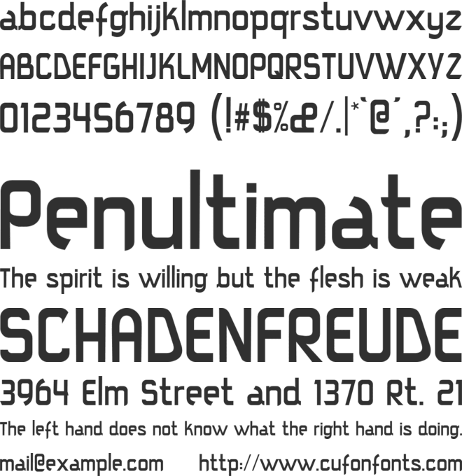squareiMM font preview