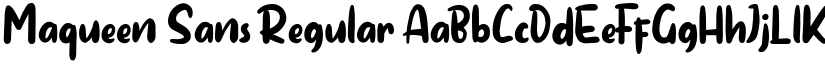 Maqueen Sans Regular font