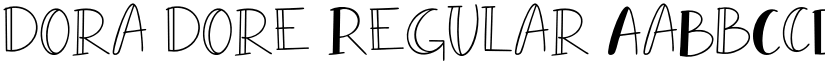 dora dore Regular font