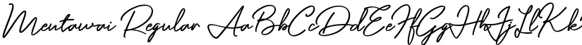 Mentawai Regular font
