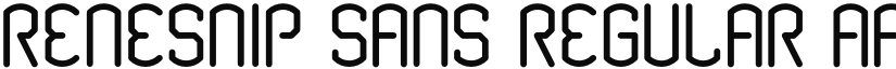 Renesnip Sans font download