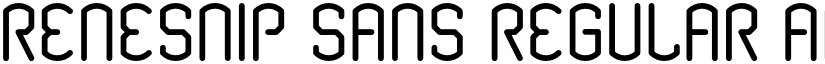 Renesnip Sans font download