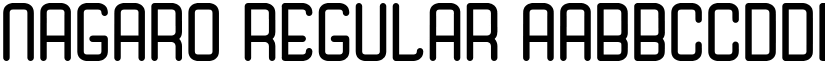 Nagaro Regular font