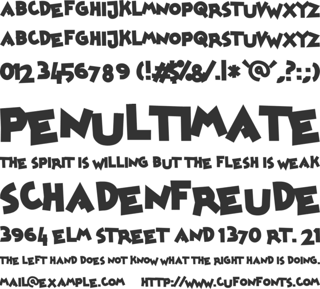 mickeykw font preview