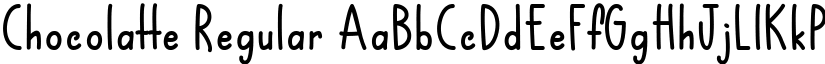Chocolatte font download
