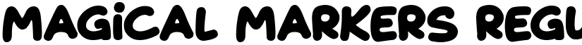 Magical Markers Regular font