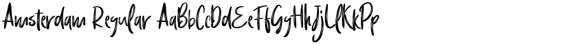 Amsterdam Regular font