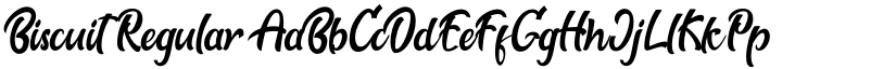 Biscuit Regular font