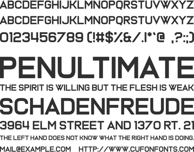 Assembled From Scratch font preview