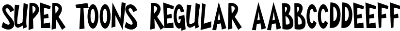 Super Toons Regular font