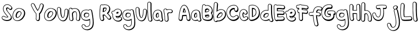 So Young Regular font