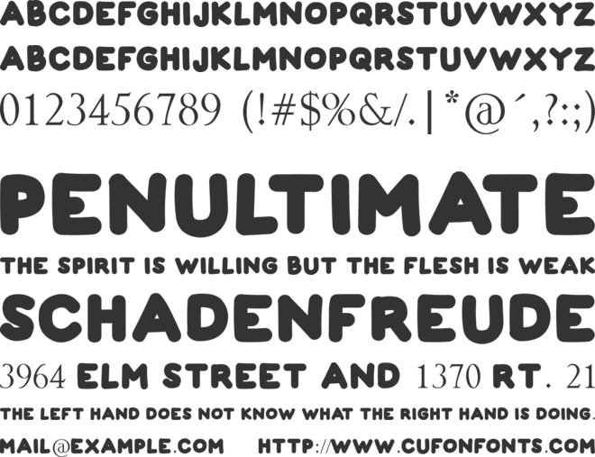 FLORIAN font preview