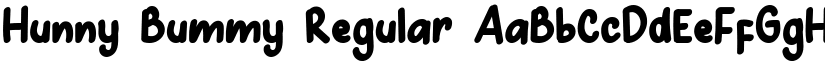 Hunny Bummy Regular font
