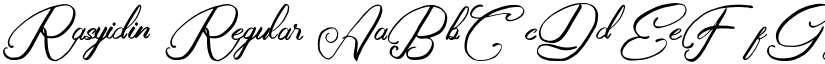 Rasyidin Regular font