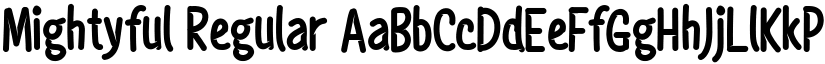 Mightyful Regular font