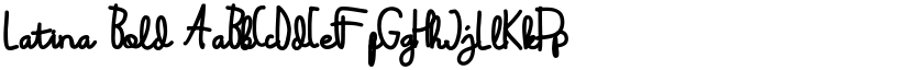 Latina Bold font