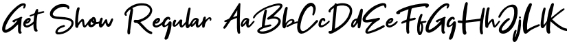Get Show Regular font