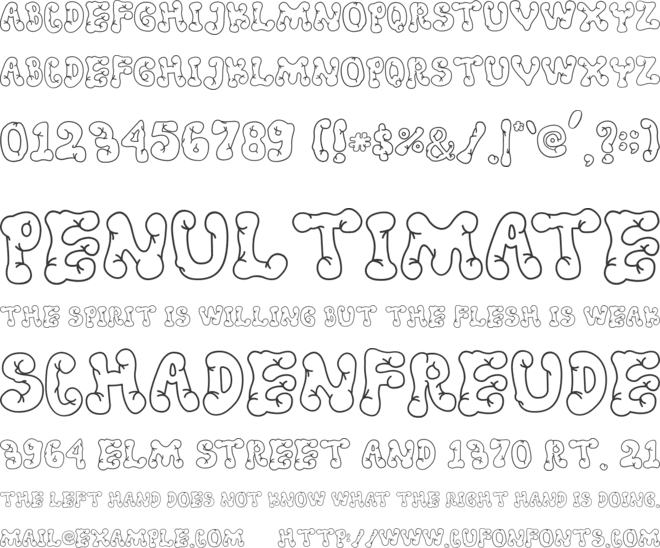 Resta Display Font font preview