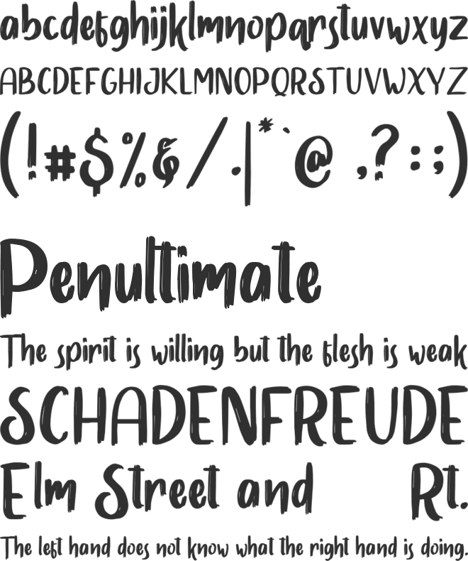 Slowly Two font preview