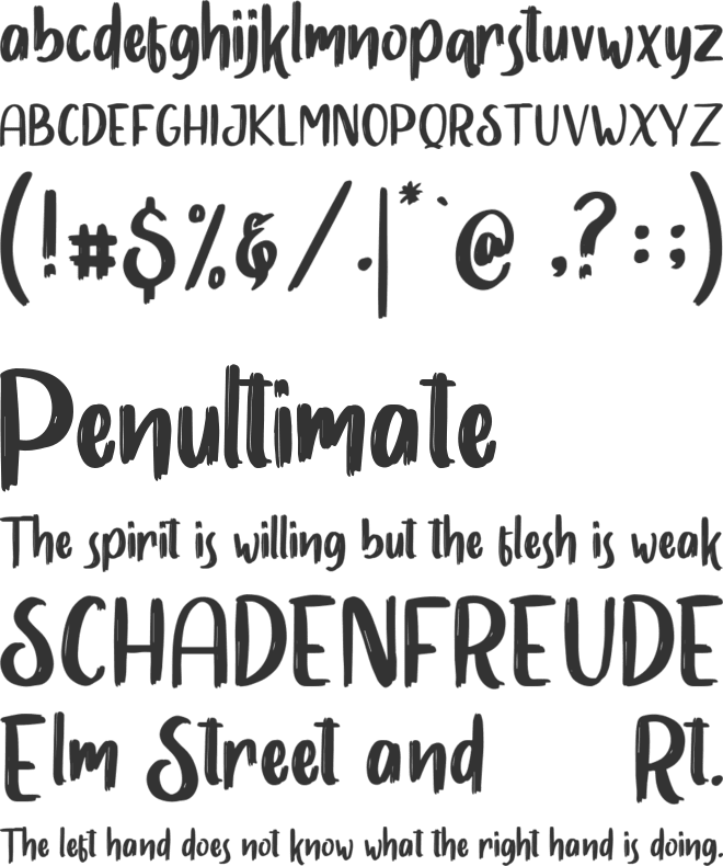 Slowly Two font preview