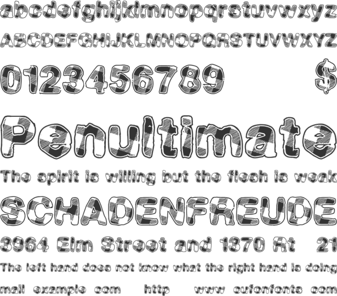 MadPicNic font preview