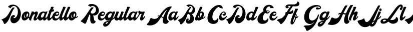 Donatello Regular font