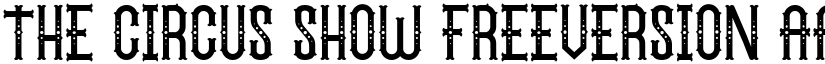 The Circus Show FreeVersion font